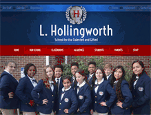 Tablet Screenshot of hollingworthschool.com